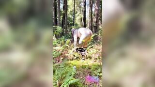 Forest Frolick Standing up PISS - (uncensored version on Fansly)