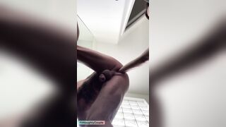 WIFE FISTING HUBBYS ASS!! FitNaughtyCouple find us on FANSLY for fisting!