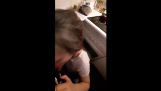 BlowJob in the Kitchen