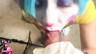 CLOWN GIRL: Giggles Slutty Clown Cosplay Hentai – Fawntales // 大きなお尻の痴女