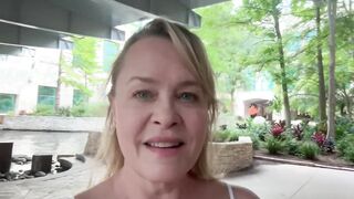 My Thin White Tank Top in Public