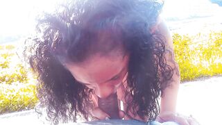 THE FALL PARODY OUTSIDE PUBLIC BLOWJOB BIKER FEMALE BROWNSKIN EXOTIC EBONY