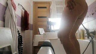 Amateur wife shaves her hairy pussy. Hot Latina hairy pussy, big ass.