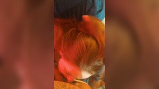 Pov hooker pulls down pants and starts licking and sucking dick enjoying the taste of cock in mouth