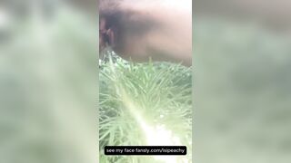 Golden Shower for My Garden - Naughty Girl Pissing Outdoors